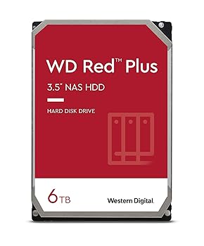 【中古】WD HDD 内蔵ハードディスク 3.5インチ 6TB WD Red NAS用 WD60EFRX 5400rpm 3年 41,646円