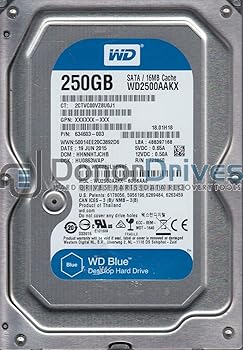 【中古】Western Digital wd2500aakx-22erma0 DCM : hbnnhtjchb 250 GB