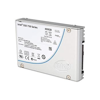 【中古】インテル SSD 750続きもの 400GB 2.5in NVMe SFF-8639繋ぎ合わせる MLC SSDPE2MW400G4X1