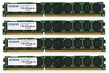 【中古】居住地テック DDR3L-1600 RDIMM 8GB DR VLP 4枚組