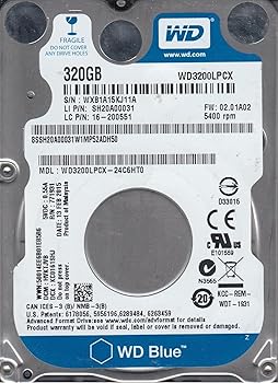 【中古】wd3200lpcx-24 C6ht0、DCM hvktjvb、Western Digital 320 GB SATA 2.5ハードドライブ