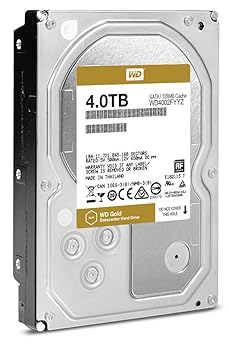 【中古】WD HDD 内蔵固定ディスク 3.5in 4肺結核 WD Gold WD4002FYYZ/SATA3.0/5年