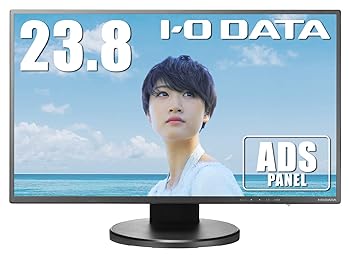 【中古】IODATA 管する 23.8in ADSダイアログボックス AdobeRGB押しかぶせる率90% すがた絵・映像まとめ上げる HDMI×2/DisplayPort×1/アナログRGB×1/5年/週末受け支える/日本メー パソコン・周辺機器-ディスプレイ