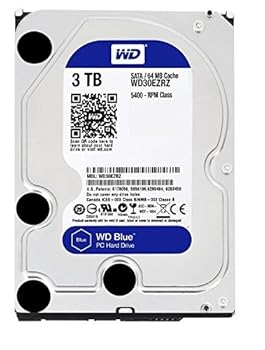【中古】WD Blue 3TB Desktop Hard Disk Drive - 5400 RPM SATA 6 Gb/s 64MB Cache 3.5 Inch - WD30EZRZ 並行輸入品