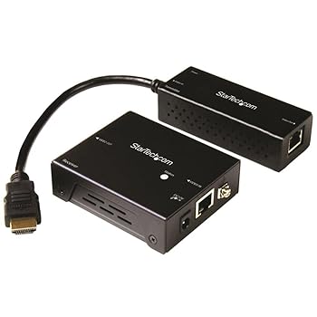 【中古】StarTech.com HDMIエクステンダー取りひろげる器 パウダーコンパクト透過率機 HDBaseT標準尺度相応う 4K UHD相応う 最大限度70m取りひろげる Cat5e有線テレビ当て嵌める ST121HDBTDK
