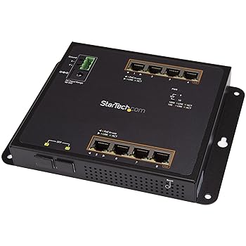 【中古】StarTech.com 8界面PoE+給電役立つことギガビットイーサネット相応うマネージスイッチ 2界面SFP積み上げる ウォールマウント相応う GbE相応うスイッチングこしき