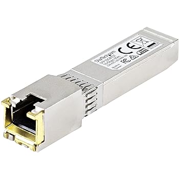 【中古】StarTech.com SFP+モジュール/MSA対応アンコード/10GBASE-T準拠 銅線トランシーバ SFP10GBTST