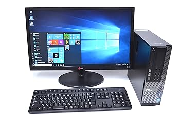 【中古】SSD メモリ8G フルHD 中古パソコン DELL OPTIPLEX 7010 Core i5 3470 3.20GHz Windows10 64bit マルチ USB3.0 24型液晶セット