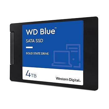 【中古】WESTERN DIGITAL WD Blue SSD SATA6Gb/s 4TB 2.5inch 3DNAND WDS400T2B0A