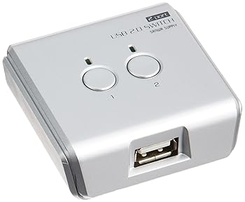 【中古】サンワサプライ USB2.0手動うつり変わり器2:1 SW-US22