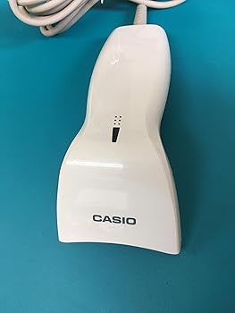 【中古】【39shop】カシオ★レジ用ハンドスキャナー HHS-18 ホワイト（良い）｜ドリエム店