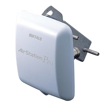 【中古】【39shop】BUFFALO★〈エアステーション プロ〉 5.6GHz/2.4GHz無線LAN 屋外遠距離通信用 平面型アンテナ WLE-HG-DA/AG(非常に良い)|ドリエム店