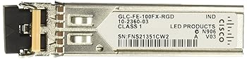 【中古】【39shop】Cisco★GLC-FE-100FX-RGD 100BASE-FX SFP Module - 1 x 100Base-FX（良い）｜ドリエム店 51,829円