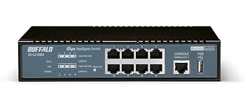 【中古】BUFFALO 法人向けレイヤー2インテリジェントGigaスイッチHUB 8ポート BS-G2108M