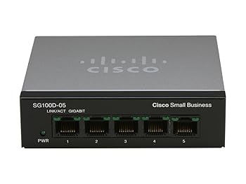 【中古】Cisco SG100D-05-NA Small Business SG 100D-05 - switch - 5 ports - unmanaged
