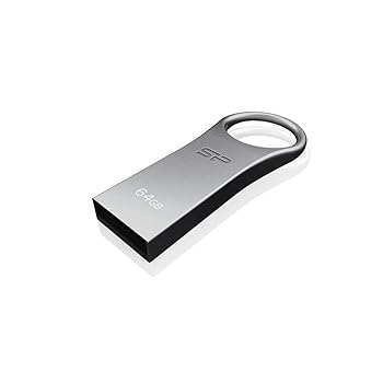 【中古】SP Silicon Powerシリコンパワー USBメモリ 16GB USB2.0 防水 防塵 耐衝撃 亜鉛 合金デザイン Firma F80 SP016GBUF2F80V1S