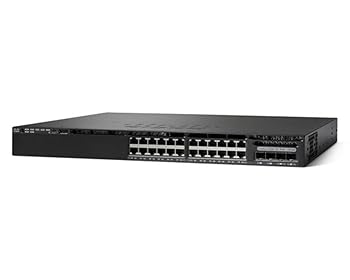 【中古】CISCO WS-C3650-24TD-L/Catalyst 3650-24T Ethernet Switch / 24 Ports - Manageable - 24 x RJ-45 - Stack Port - 2 x Expansion Slots - 10/10