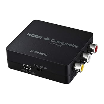 【中古】サンワサプライ HDMI信号コンポジット変換コンバーター VGA-CVHD3