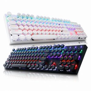 【中古】ABKO Hacker K840 力学的鍵盤 赤銅色 標準尺度鍵盤