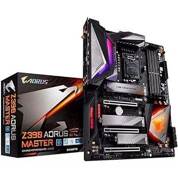 【中古】ギガバイトZ390 AORUS MASTER母ちゃんゲーム盤の新機種Gigabyte Z390 Aorus Master、Intel Z390 - Sockel 1151 Black