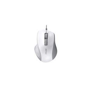 【中古】まとめ BUFFALO バッファロー BSMBU300WH 有線BlueLED光学式マウス 静音／5ボタン／DPI切り替えボタン ホワイト ×3セット