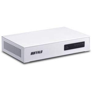 【中古】まとめ緩衝装置置き目 10/100M相応うスイッチングこしき 金属元素筐体 ワット数内蔵 5界面 白いこと LSW4-TX-5NS/WHD 1台×2仕掛ける
