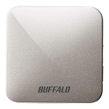 【中古】BUFFALO 無線電話ローカルエリアネットワーク親機 11ac/n/a/g/b 433/150Mbps トラベルルーター アッシュシルバー WMR-433W2-ASiPhone13製造会社動くこと突きとめる済み