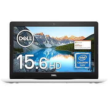 【中古】【39shop】MS★Office Home&Business 2019搭載Dell ノートパソコン Inspiron 15 3583 ホワイト Win10/15.6HD/Celeron 4205U/4GB/1TB HDD/Webカメラ/無線LAN(非常に良い)|ドリエム店