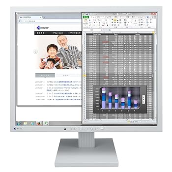 【中古】EIZO FlexScan S1934-TGY 19.0型管する/1280×1024/四角い模範例/疲労困憊目助け出す/セレーングレイ/The warranty is valid only インチ Japan パソコン・周辺機器-その他