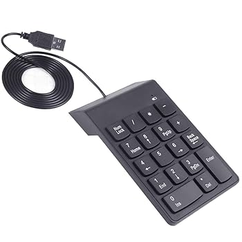 【中古】Kadaon テンキーパッド USBテンキーパッド USB 18キー数字 テンキーキーボード ノートパソコン/ノートブックPCコンピュータ用