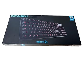 【中古】G413CBカーボン Carbon and Silver 有線キーボード 日本語配108キー