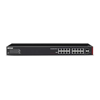 【中古】バッファロー BS-GS2016P/HP 法人向スマート/PoEスイッチ 16ポート