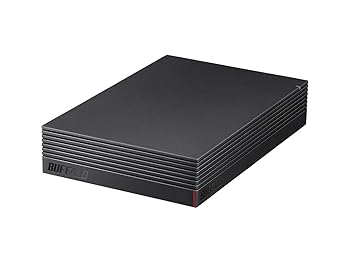 【中古】バッファロー HD-NRLD2.0U3-BA 2TB 外付けハードディスク メカニカルハードデイスク ドライブ スタンダードモデル ブラック