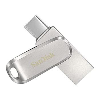 【中古】SanDisk 256GB Ultra Dual Drive Luxe USB Type-C to SDDDC4-256G-G46