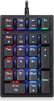 【中古】【39shop】エアリア★メカニカル NUMERIC Keypad 21キー N-Key ROLLOVER マクロ 左手用 深い ストローク キーパッド テンキー ゲーミング eスポーツ テレワ（非常に良い）｜ドリエム店
