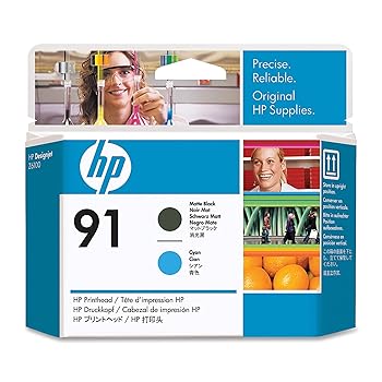 【中古】日本HP HP91 刷り上げる尖端 引っ敷き黒いこと/シアン