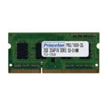 【中古】プリンストンテクノロジー 2GB×2 PC3-12800 DDR3-1600 204PIN PDN3/1600-2GX2