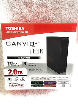【中古】【39shop】東芝★USB3.0外付け HDD 2.0TB HD-ED20TK(非常に良い)|ドリエム店