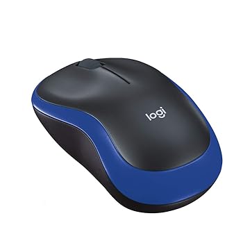 【中古】ロジクール ワイヤレスマウス 無線 マウス M186BL 小型 電池寿命最大12ケ月 M186 ブルー 国内正規品