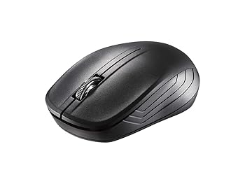 【中古】バッファロー BSMRW21BKZ 無線IR LEDマウス 3ボタン ブラック