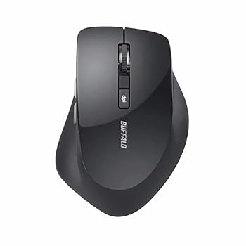 【中古】BSMBW320BKブラック ワイヤレスBlueLEDマウス 2.4GHz接続 5ボタン