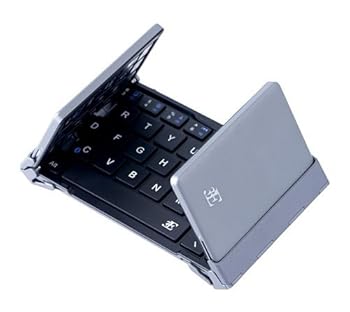【中古】スリーイー Bluetooth3.0 キーボード 3つ折りタイプ 英語配列 64キー ケースブラック3E Bluetooth Keyboard NEOネオ 3E-BKY8-BK