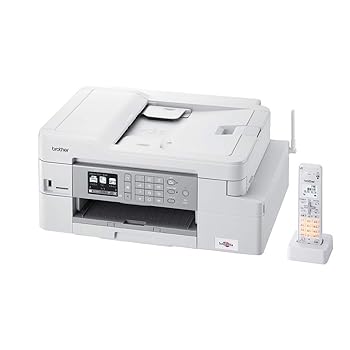 【中古】茶飲み友だち 印刷人 大静電容量インキ型 A4インクジェット練りあわせる機 MFC-J1605DN一塁手貯蔵タンク/FAX/子機1台/有線・無線電話ローカルエリアネットワーク/両面刷り上げる/ADF