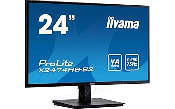【中古】【39shop】マウスコンピューター★iiyama モニター ディスプレイ X2474HS-B223.6型/ホワイトLEDバックライト/ブルーライトカット機能/DP,HDMI,D-Sub（良い）｜ドリエム店