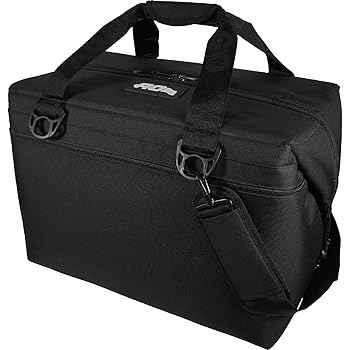 【中古】正規品5年 AO Coolersエーオークーラーズ 48パック キャンバス ソフトクーラー ブラック 45L 軽量 保冷 クーラーボックス クーラーバッグ 保冷バ