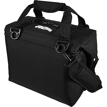 【中古】正規品5年 AO Coolersエーオークーラーズ 12パック キャンバス ソフトクーラー ブラック 11L 軽量 保冷 クーラーボックス クーラーバッグ 保冷バ