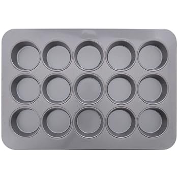 【中古】Chicago Metallic Glazed Aluminized Steel 15 Cup Mini-Cake Muffin Pan