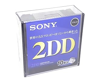 【中古】ソニーSONY 2DD アン初期化 3.5型 ディスケット 10枚 可塑性物質容れもの入