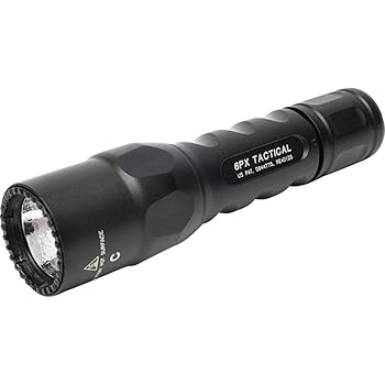 【中古】【39shop】国内正規品★SUREFIREシュアファイア LEDライト 600ルーメン 6PX TACTICAL BKブラック 6PX-C-BK 全長:132mm（良い）｜ドリエム店