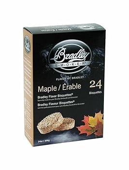 【中古】BRADLEY MAPLE FLAVOUR SMOKERS BISQUETTES PACK OF 24